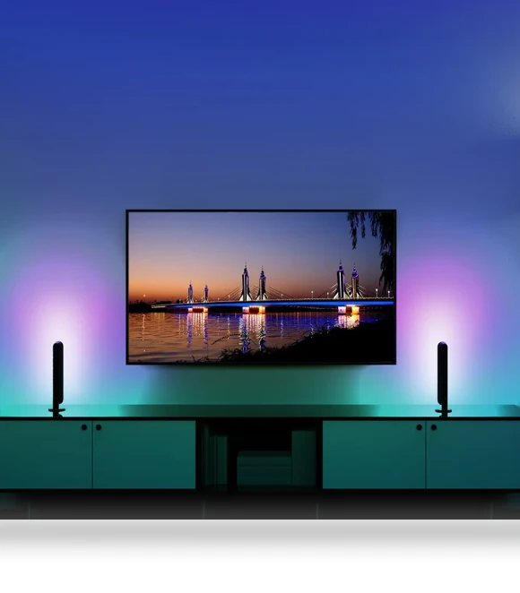 Intelligent Wifi + Bluetooth Illusion Desktop Ambient Light Set — Smart Home Modules, Tuya