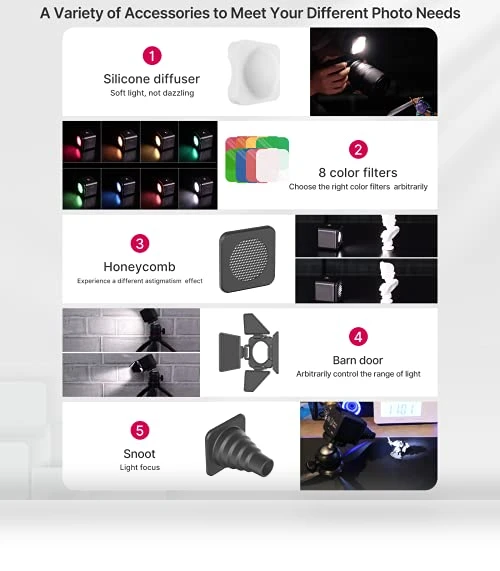 LED Video Light Waterproof Camera Lighting Kit — Underwater Lights, Ulanzi