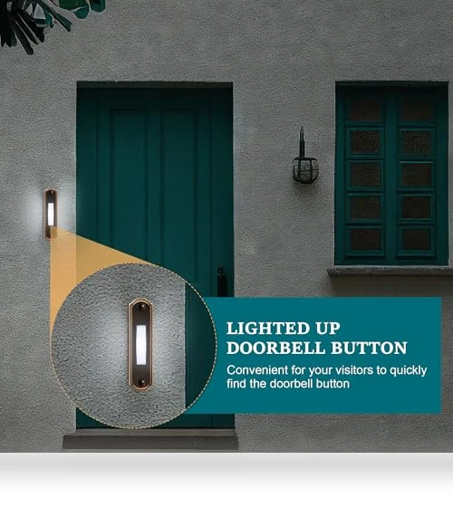 Lighted Doorbell Button — Push Buttons, Dreyoo