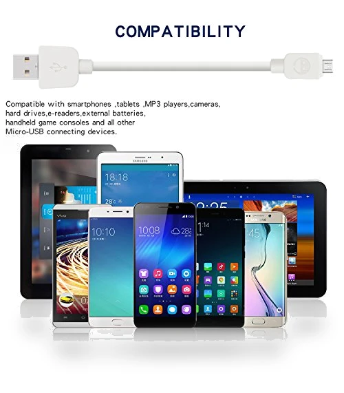 Micro USB Cable (5-Pack, 6FT) — Chargers, SMALLElectric