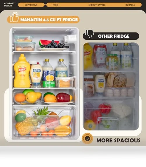 Mini Fridge with Freezer — Mini Fridges, Manastin