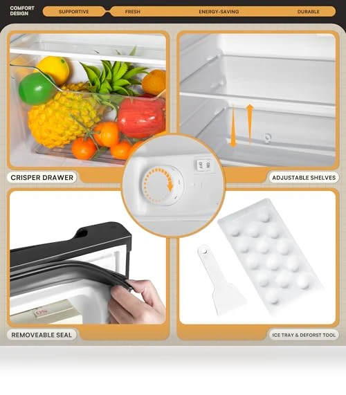 Mini Fridge with Freezer — Mini Fridges, Manastin