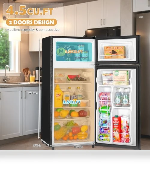 Mini Fridge with Freezer — Mini Fridges, Manastin