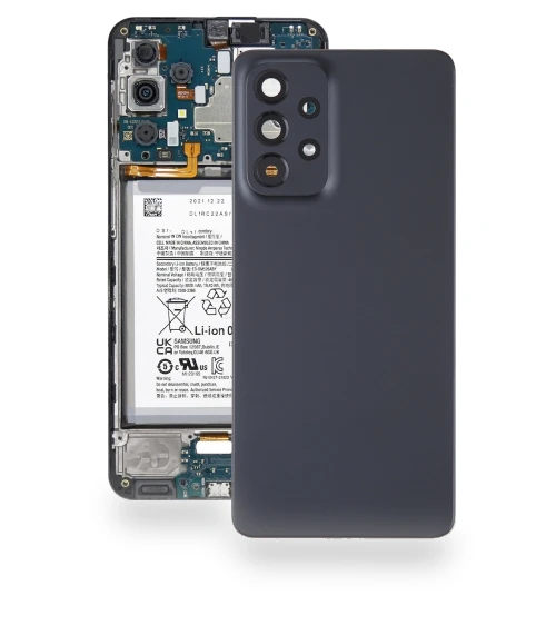 Original Battery Back Cover with Camera Lens Cover — Back Covers, Samsung