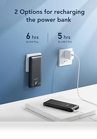 Portable Charger with Built-in Cables and Wall Plug — Charging Solutions, VEGER