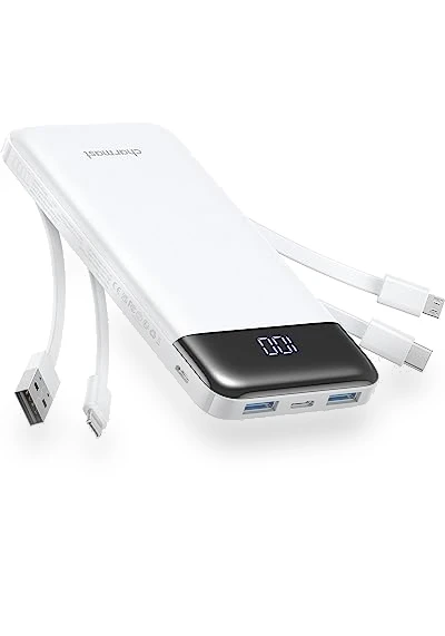 Portable Charger with Built-in Cables — Chargers, Charmast