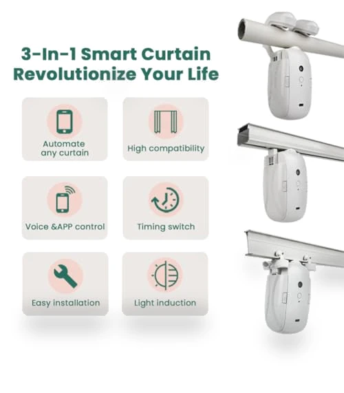 Smart Automatic Curtain Opener — Outdoor Curtains