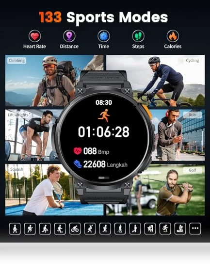 Smart Fitness Tracker Watch — Smartwatches, LIGE