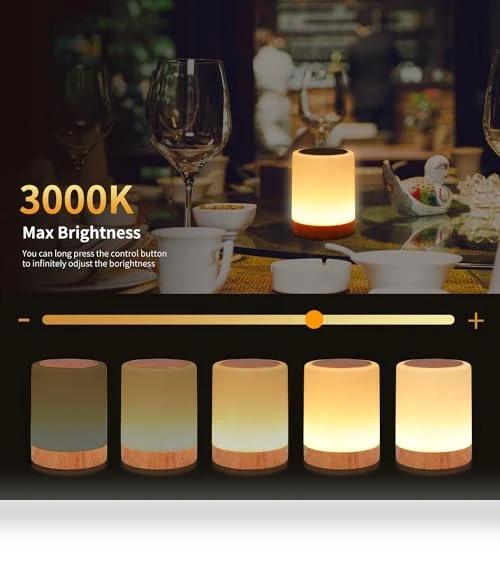 Touch Bedside Table Lamp — Lamps & Shades, OORUN