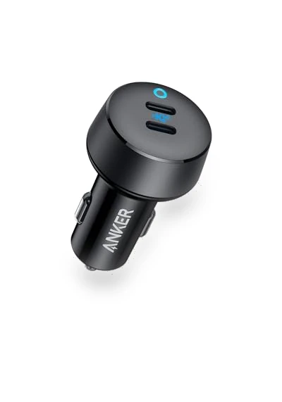 USB C Car Charger, 40W 2-Port PowerIQ 3.0 Type C Adapter — Charging Solutions, Anker