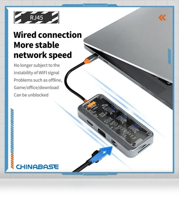 10 in 1 Type-c Hub — USB Hubs