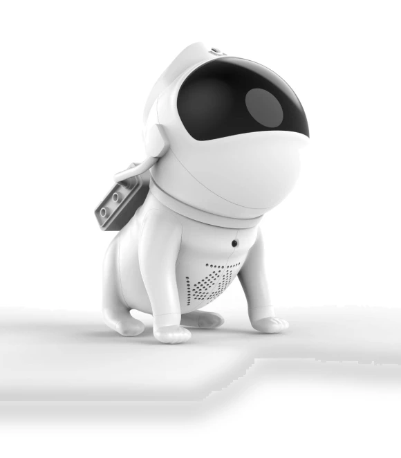 Astronaut Space Dog Bluetooth Speaker with Star Projection Light — Portable Audio