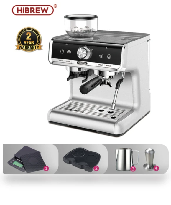 Barista Pro 19Bar Bean to Espresso Coffee Machine — Professional Coffee Equipment, HIBREW