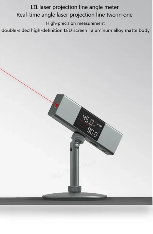 Laser Line Throwing 2-in-1 Angle Measuring Instrument — Alignment & Leveling Lasers, DUKA