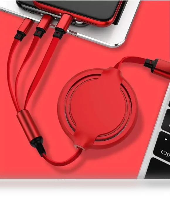 Retractable 3 in 1 Charging Cable — Charging Solutions