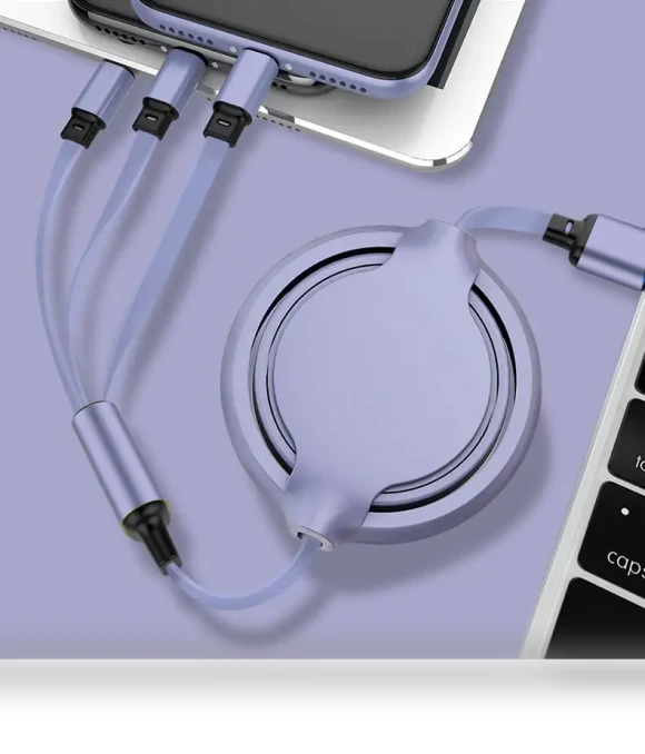 Retractable 3 in 1 Charging Cable — Charging Solutions