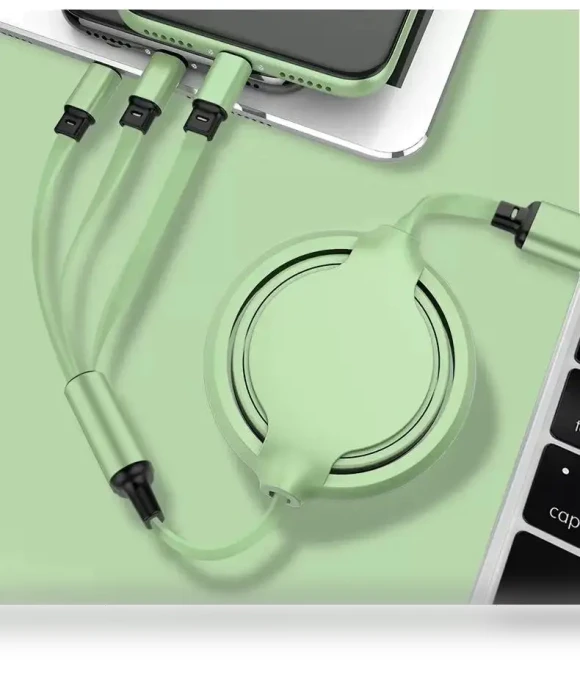 Retractable 3 in 1 Charging Cable — Charging Solutions