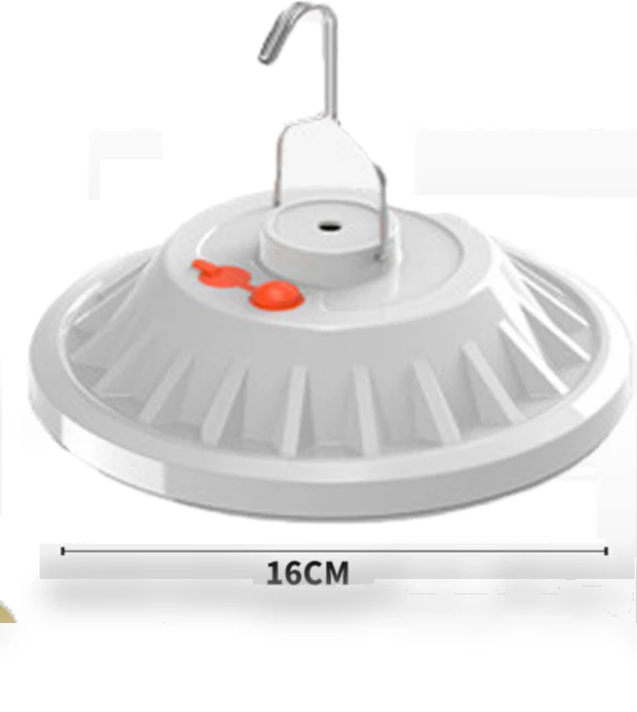 Solar Rechargeable LED UFO Lights — Outdoor Umbrella Lighting