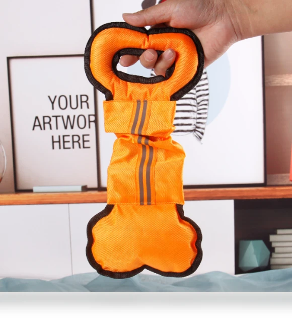 Teething Bite Resistant Plush Toy Bone — Toys