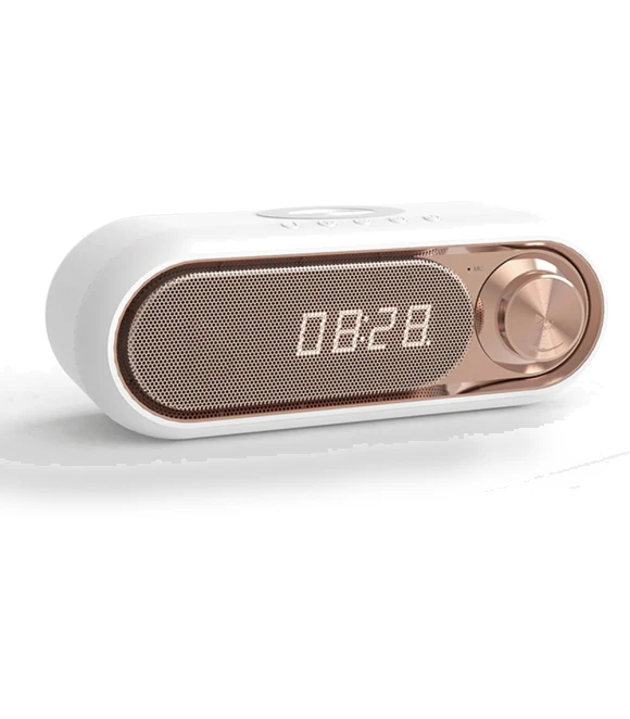Wireless Charging Speaker Clock — Alarm