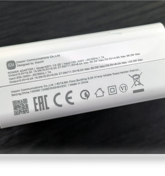 120W GAN EU Charging Charger — Chargers, Xiaomi