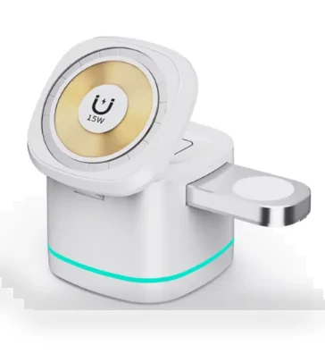3 in 1 Magnetic Foldable Slim Universal Charging Station Stand Holder — Chargers