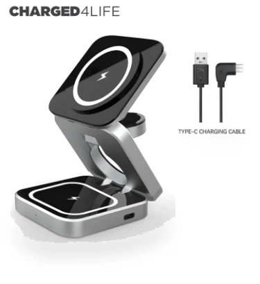 3 in 1 Magnetic Wireless Charger — Chargers