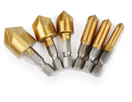 5-blade Chamfer Countersunk Drill Bits Kit — Countersink