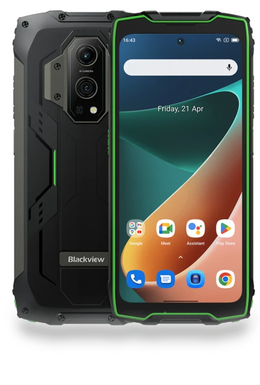 6.7-Inch 12+256GB 120Hz Display Ruggedized Smartphone — Screen Protectors, Blackview