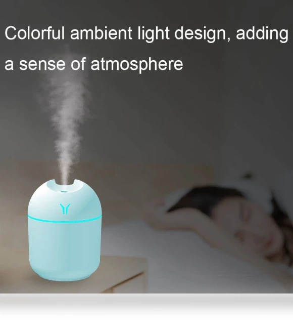 Colorful Night Light Car Humidifier — Air Moisturizers