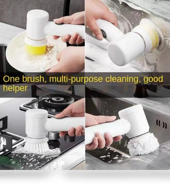 Kitchen Accessories Set Electric Cleaning Brush — Brushes