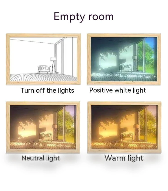 Light Painting Decorative Piece — Lighting Accessories
