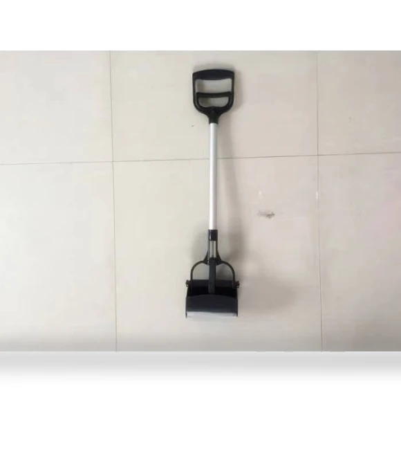 Long-Handle Spring Action Pet Feces Pooper Scooper — Scoops