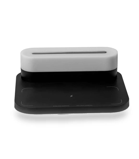 Personalized Business Gift Night Light with Wireless Charging — Night Lights