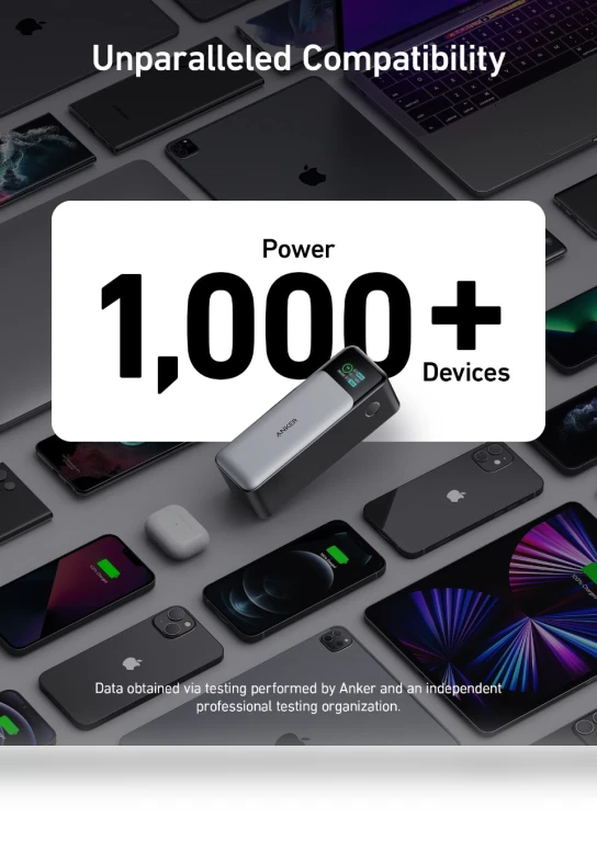 Power Bank with USB-C to Lightning Cable — Mobile Power Solutions, Anker