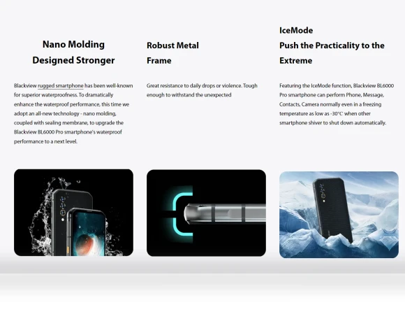 Ruggedized Smartphone — Mobile Devices & Accessories, Blackview