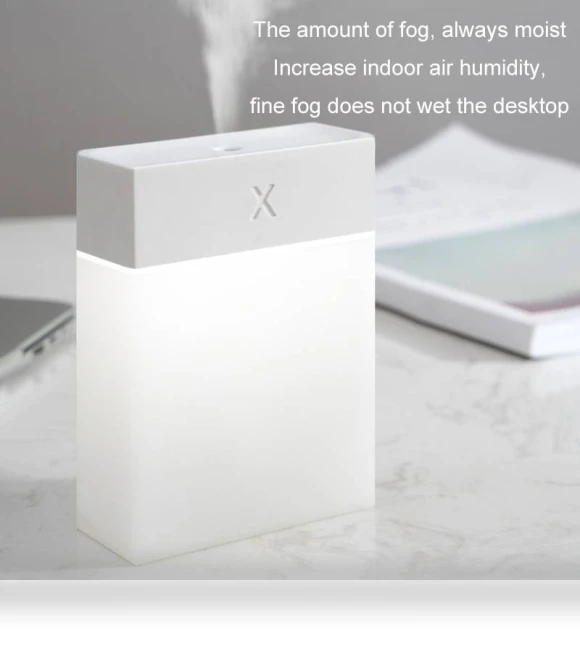 Silent Night Light Desktop Humidifier — Air Moisturizers