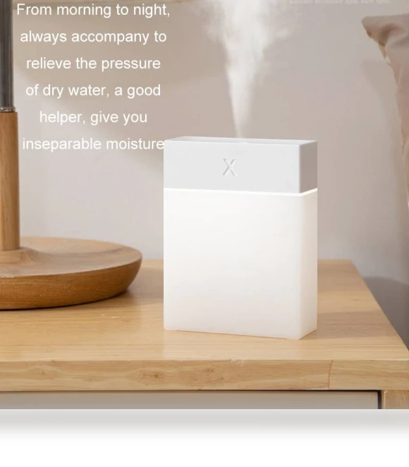 Silent Night Light Desktop Humidifier — Air Moisturizers