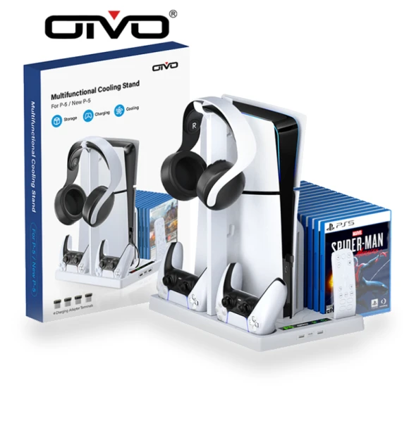 Universal Cooling Base for PS5 Slim — Cooling, OIVO
