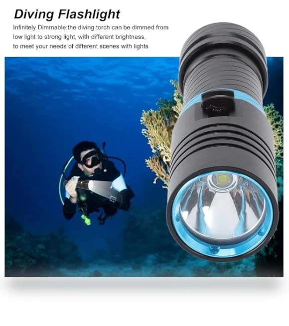Waterproof Underwater Flashlight — Underwater Lights
