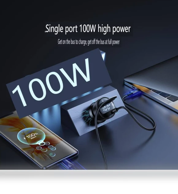 100W Fast Charging Car Charger — Chargers, Baseus