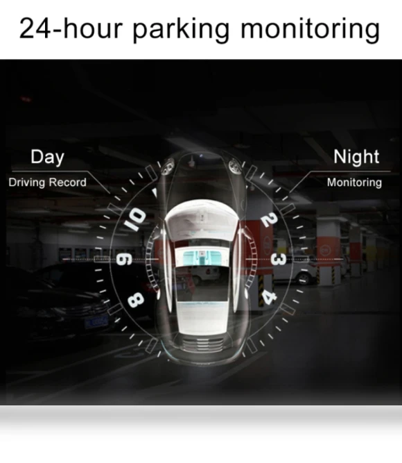 4.5-inch 1080P HD Shimmering Night Vision Dual Recording Car Recorder — Dashboard Cameras, V6