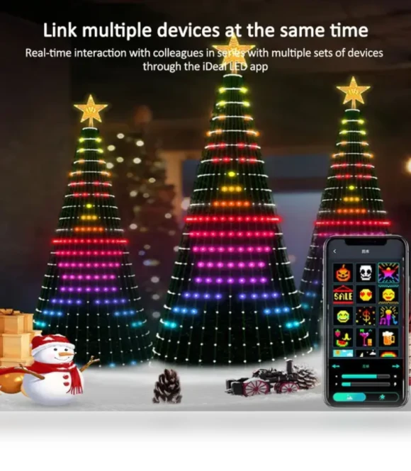Custom APP Control Christmas Tree Lights — Trees