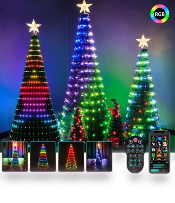 Custom APP Control Christmas Tree Lights — Trees