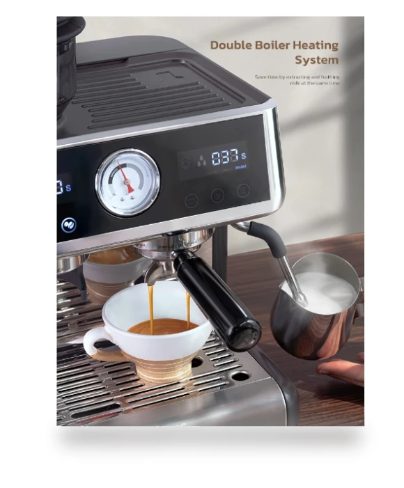 Dual Boiler System Barista Pro Espresso Coffee Machine — Coffee & Espresso Combos, HIBREW