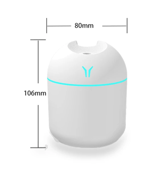 Mini Desktop Colourful Night Light Car Humidifier — Air Moisturizers
