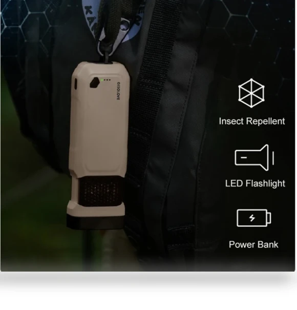 Outdoor Portable Mosquito Repellent LED Flashlight Power Bank — Flashlights, Xiaomi