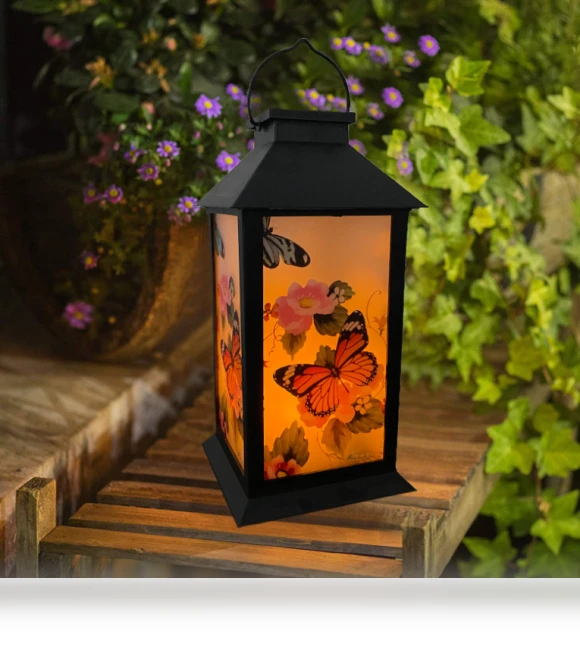 Solar Garden Light Candle Wind Light — Outdoor Floor Lighting