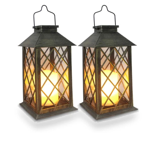 Solar Garden Light Candle Wind Light — Outdoor Floor Lighting