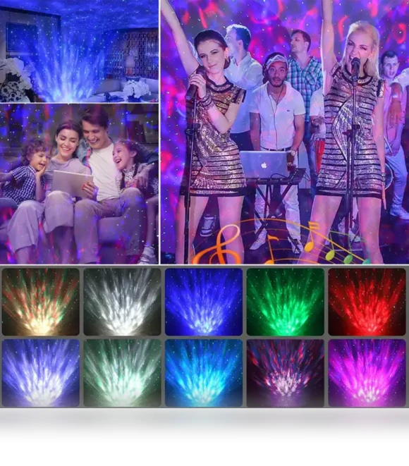 Space Ball Music Star Light Galaxy Projector — Outdoor Light Projectors, Bolong